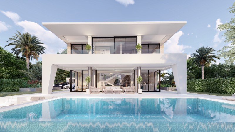 Nieuwbouw off-plan villa's in de buurt van Puerto De La Duquesa